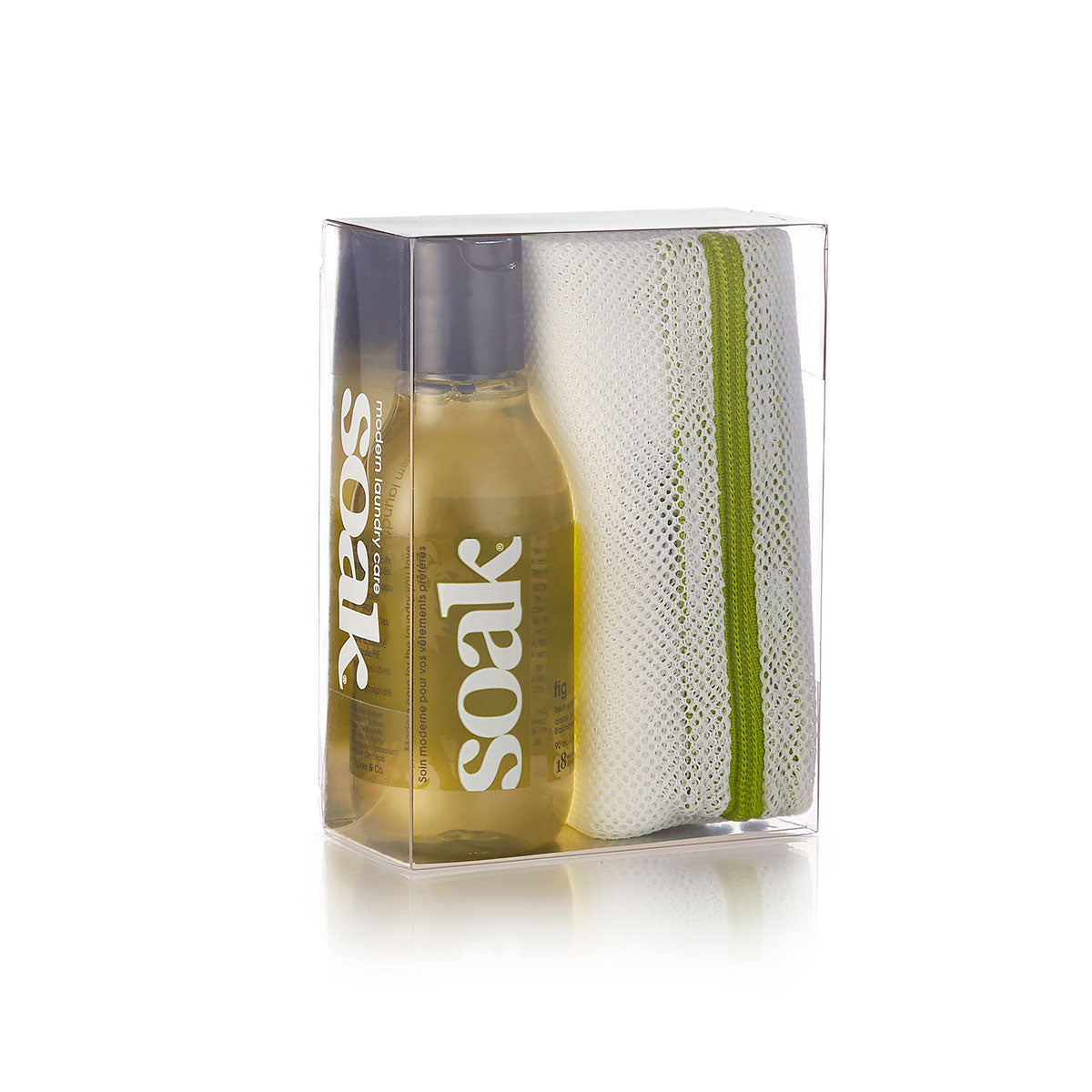 Soak Wash Slim Bag with Travel Soap