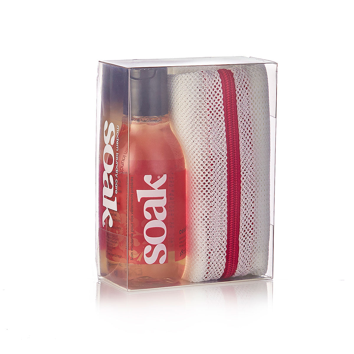 Soak Wash Slim Bag with Travel Soap