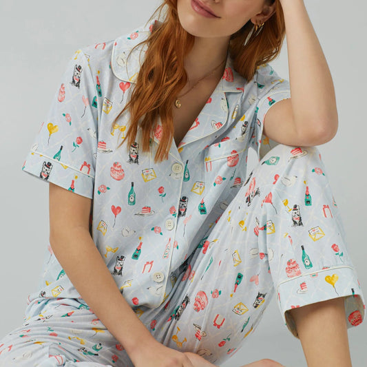 Bedhead Wedding Party SS Cropped PJ Set