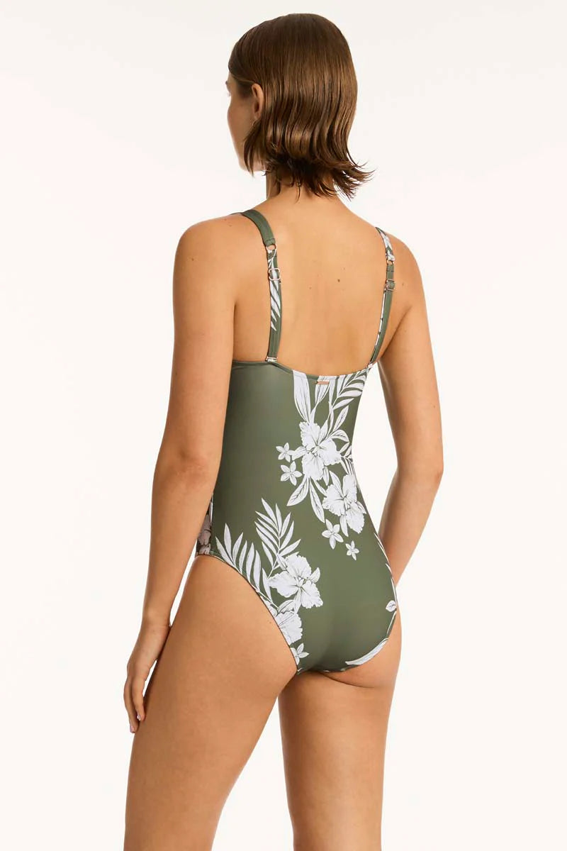 Sea Level Aloha Longline Tri One Piece