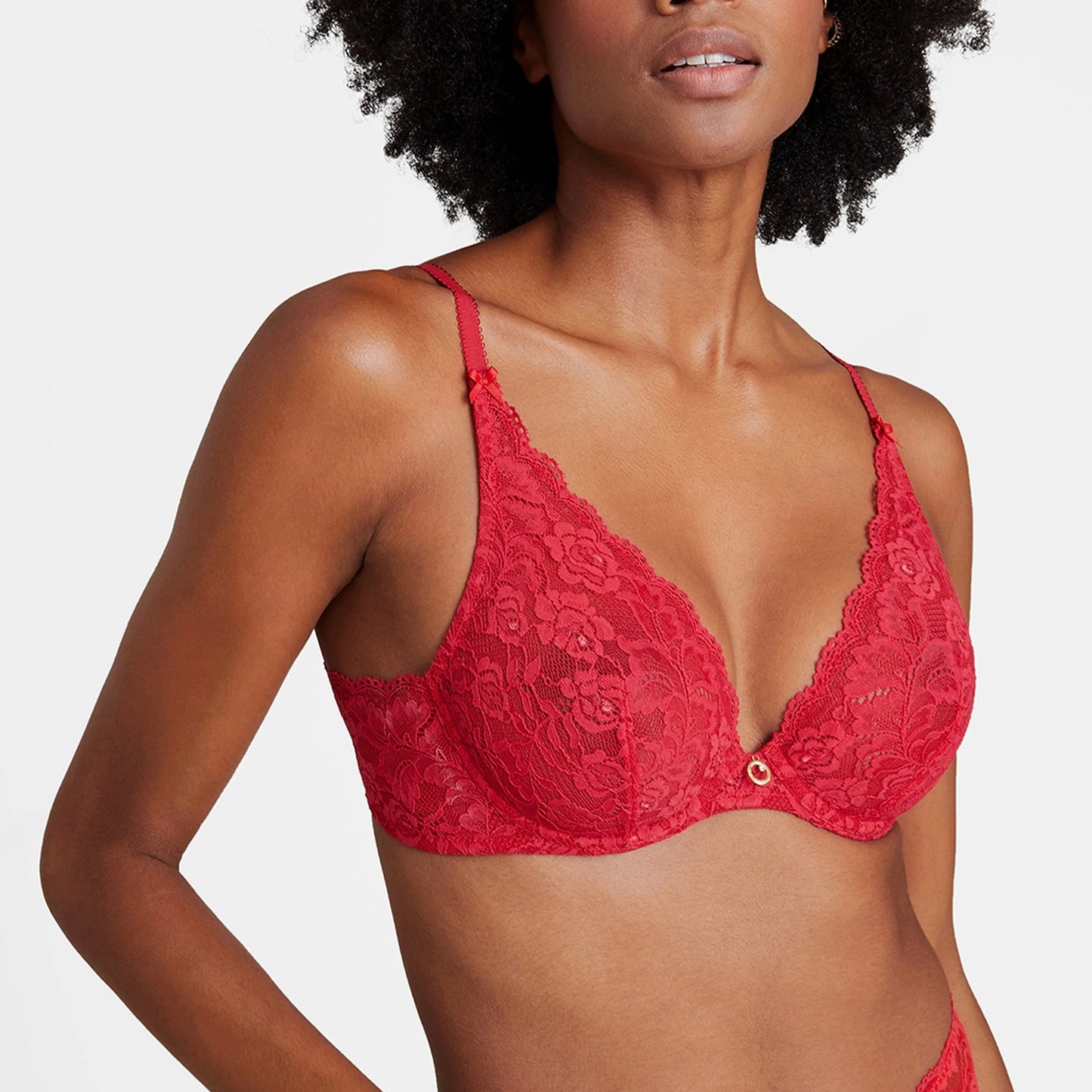 Aubade Rosessence Triangle Plunge Bra (Gala)