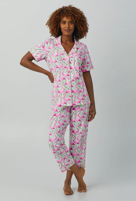 BedHead Flamingo Bay SS Jersey PJ Set