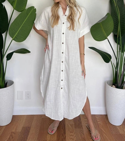 Phie Collective Verano Long Shirt Dress